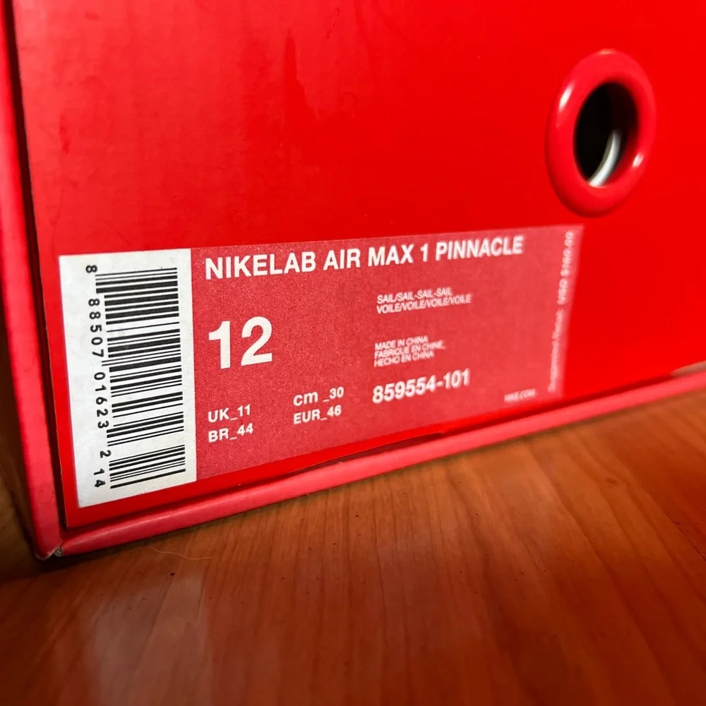 NIE AIR MAX 1 PINNACLE || SAIL || SZ 12 - Picture 6 of 7